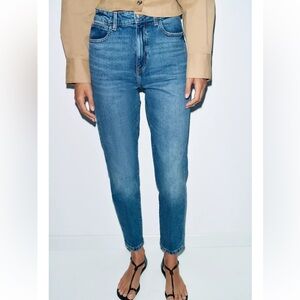 Zara Mom Fit High Waist Jeans NWT